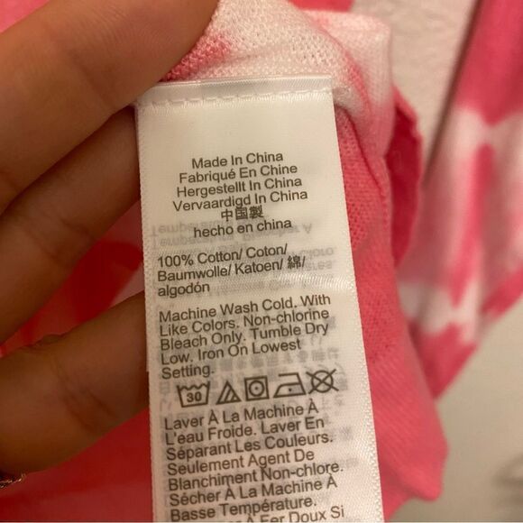 J Crew Teddie 100% cotton crewneck hot pink knit sweater XL - Picture 8 of 8